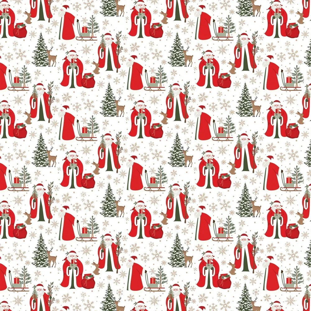 Echo Park Paper Co Christmas Time 12x12 Cardstock Paper Craft Scrapbooking Kit